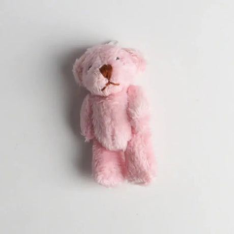 10Pc/Set 6.0Cm Stuffed Teddy Bear DIY Mini Joint Plush Bears Wedding Box Toy Doll Garment & Hair Accessories