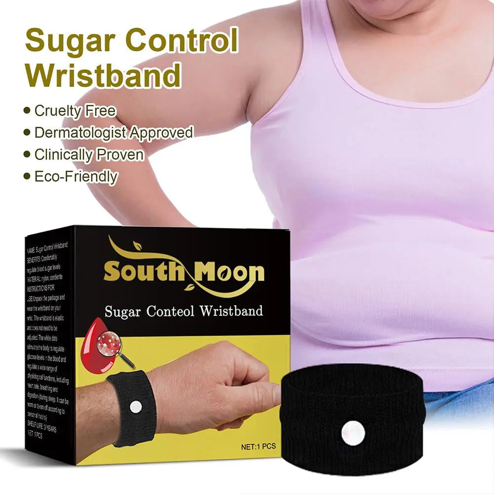 1Pc Sugar Control Wristband Blood Glucose Management Body Care Wrist Strap Regulate Blood Sugar Levels Safe Health Care Tools