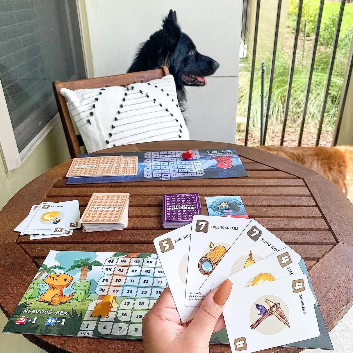 - Happy Little Dinosaurs Card Game - Dodge Disasters & Survive the Apocalypse! - 2-4 Players Ages 8+
