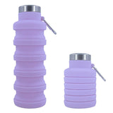 New Portable Silicone Water Bottle Retractable Folding Coffee Bottle Cups E Outdoor Travel Tools Collapsible Sport Bottles