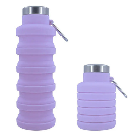 New Portable Silicone Water Bottle Retractable Folding Coffee Bottle Cups E Outdoor Travel Tools Collapsible Sport Bottles