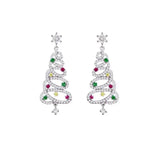2023 New Trendy Statement Christmas Tree Earrings for Women Delicate Fashion Personality Sweet Versatile Christmas Earrings