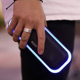 Bluetooth Speaker, Soundbox Pro Wireless Speaker with 20W Stereo Sound, Active Extra Bass, Bluetooth5.0, IPX6 Waterproof, Wireless Stereo Pairing, Multi-Colors Lights, 20Hrs Playtime -Blue