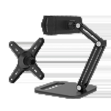 Portable Monitor Stand Height Adjustable Vesa Monitor Tablet Stand Free Standing Low Profile Desk Mount Monitor Support