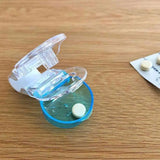 1/2 PCS Portable Pill Taker Tablet Dispenser anti Pollution Portable Pill Box Dispense Medicine Pill Box Portable Pill Taker