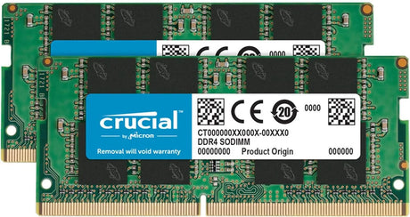 RAM 32GB Kit (2X16Gb) DDR4 2400 Mhz CL17 Laptop Memory CT2K16G4SFD824A