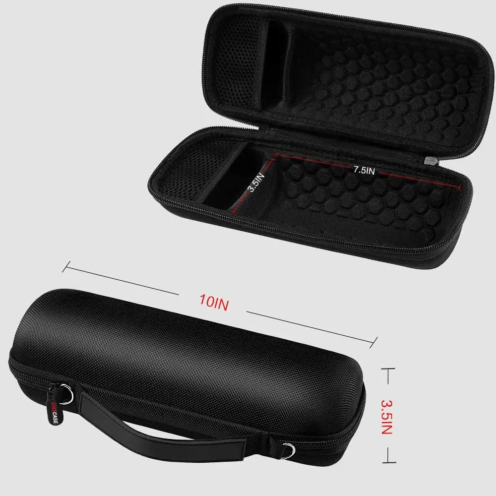 Case Compatible with JBL FLIP 6 / FLIP 5 Waterproof Portable Bluetooth Speaker. Hard Travel Storage Holder for JBL FLIP 4 and USB Cable&Adapter - Black (Case Only)