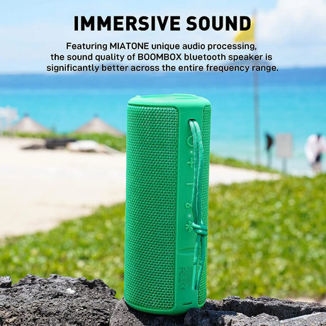 Boombox Portable Bluetooth Speaker, Perfect Valentines Day Gifts for Her Him Women Men - Green
