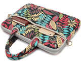 Forest Series Black Patten Water-Resistant Laptop Shoulder Messenger Bag Case Sleeve for 14 Inch 14.1 Inch Laptop