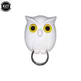 1 PCS Owl Night Wall Magnetic Key Holder Magnets Hold Keychain Owl Key Hook up Will Open Eyes Home Decoration