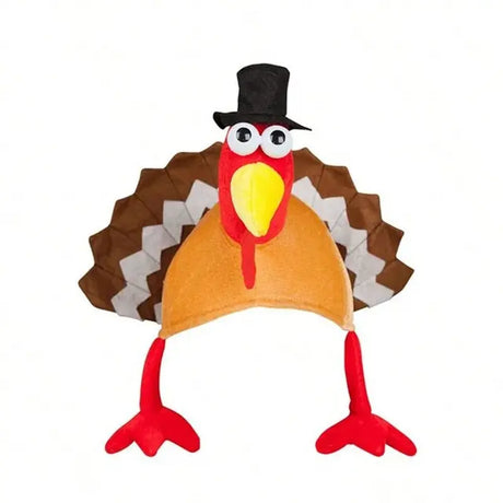 1Pcs Funny Carnival Chicken Leg Hat Christmas Thanksgiving Decoration Turkey Hat Adult Carnival Hat Party Festive Cap