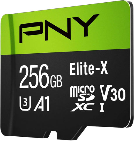 256GB Elite-X Microsdxc UHS-I Memory Card - 100Mb/S, U3, V30, A1, 4K, Full HD, Micro SD