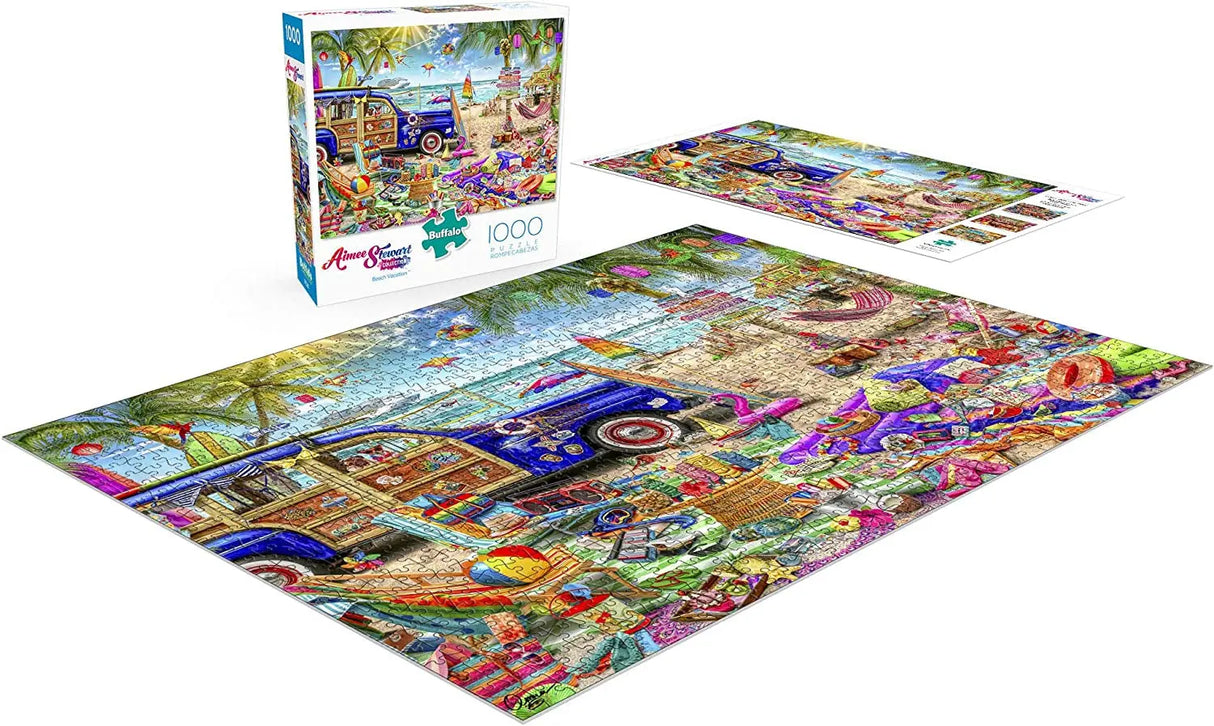 - Aimee Stewart - Beach Vacation - 1000 Piece Jigsaw Puzzle