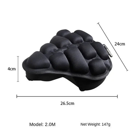Bicycle Saddle 3D Soft Bike Seat Cover MTB Mountain Bike Thickene Inflatable Air Pad Cycling Breathable Cushion 3 Colors