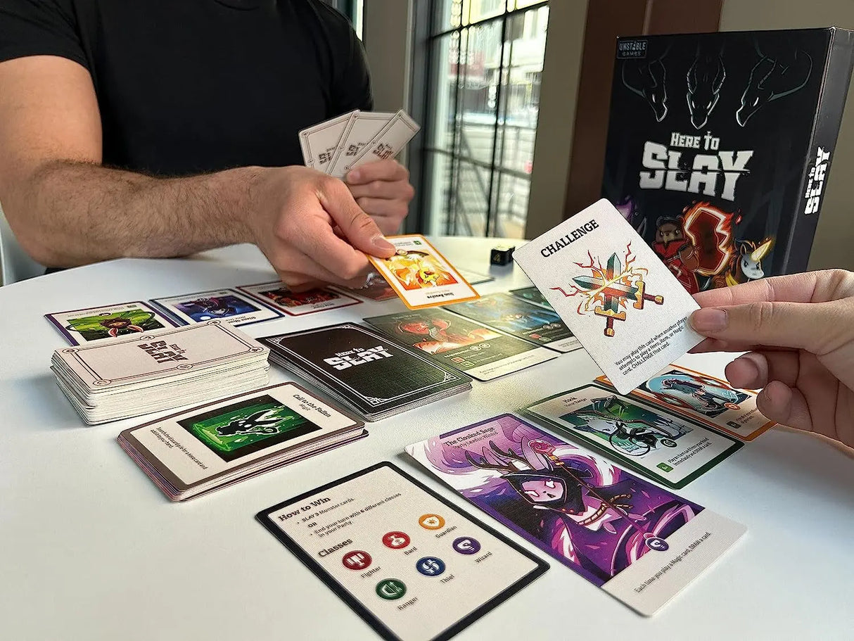 - Here to Slay Base Game - from the Creators of Unstable Unicorns - a Strategic Card Game for Teens and Adults