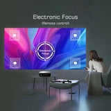 K25 Full HD 4K 1920X1080P LCD Smart Android 9.0 Wifi LED Video Home Theater Cinema 1080P Projector for Smartphone