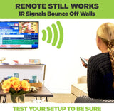 Uni-Xs Mount - Patented in 2018, Made from Steel Adjustable Extra Small Device, Hide Your Cable TV Box, Modems, Satellite Receivers, Streaming Media Devices and More