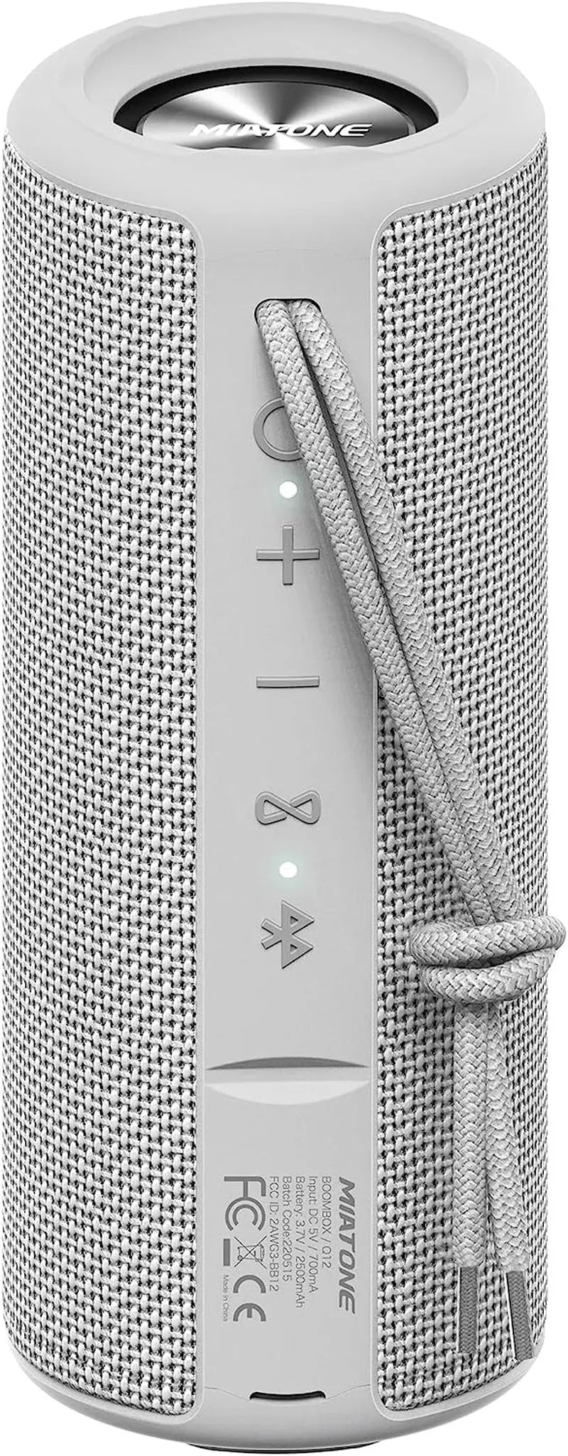 Portable Bluetooth Wireless Speaker Waterproof Shower Speaker for Men Women Valentines Gifts - Grey
