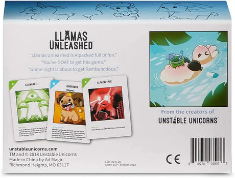 - Llamas Unleashed Base Game - Fun Card Game for Kids, Teens, & Adults - Strategize and Destroy Your Friends - 2-8 Players Ages 8+ - Great for Game Night
