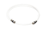 3 Feet, White - RG6 Coax Cable for TV - 3 FT Coaxial Cable for TV - Flexible Coaxial Cable - Short Coaxial Cable 3 Feet - CL2 Coaxial TV Cable - Dual-Shielded Coax - 3 Foot (0.9 Meters), White
