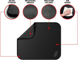Gaming Mouse Pad Extended 11X13 with Stitched Edges - Laptop, Computer & PC Desk Mat Office- Nonslip (Large)