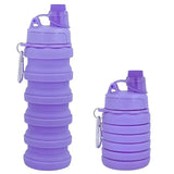 New Portable Silicone Water Bottle Retractable Folding Coffee Bottle Cups E Outdoor Travel Tools Collapsible Sport Bottles