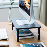 3 Levels Height Adjustable Monitor Stand Riser Laptop Stand for Laptop Computer Pc Printer