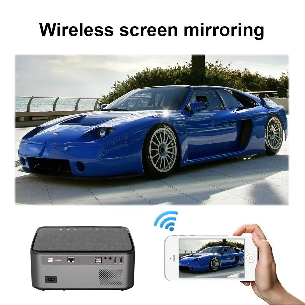RD828 1080P Full HD Projector WIFI Multiscreen Projetor 1920 X 1080P Smartphone Beamer 3D Home Theater Video Cinema
