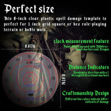 Upgraded Spell AOE Damage Template Extra Large to 30' Cube & 30' Cone, Acrylic D&D Area Effect Marker with Gift Box - Perfect Tabletop RPG Gaming Accessories, Tools for Dungeons and Dragons, Ttrpgs