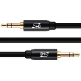 Aux Cable, 3.5Mm Audio Cable Aux for Car Auxiliary Audio Stereo Cable 3.5Mm Cord Premium Sound Dual Shielded with Gold Plated Connectors-10Feet