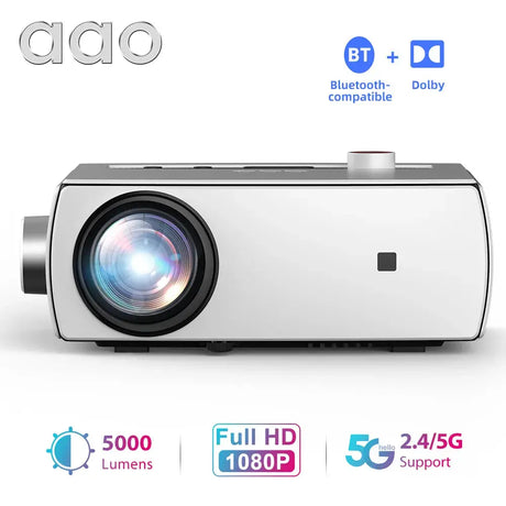 YG430 Full HD 1080P Mini Projector Dolby YG431 5G Wifi Android LED Portable Proyector Home Theater Smart Beamer Projector