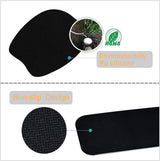 Keyboard Wrist Rest Mouse Pad Wrist Support for Computer/Laptop Memory Foam Keyboard Pad Ergonomic Hand Rest Wrist Cushion for Home Office Gaming - White Marble