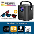 Android 9.0 Projector Full HD 1080P LED WIFI Video Projector Smart TV Box Home Theater Projector Cinema Mirror Movie Beamer
