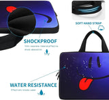 Smile 14 15 15.4 15.6 Inch Laptop Handle Bag Computer Protect Case Pouch Holder Notebook Sleeve Neoprene Cover Soft Carring Travel Case for Dell Lenovo Toshiba HP Chromebook ASUS Acer ICB-05