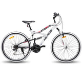 Free Shipping 26 Inch Wheel Bikes 18 Speed Bicycle Front Rear V-Brake MTB Mountain Bike Cycling Student Young Boy