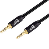 Aux Cable, 3.5Mm Audio Cable Aux for Car Auxiliary Audio Stereo Cable 3.5Mm Cord Premium Sound Dual Shielded with Gold Plated Connectors-10Feet