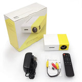 AAO YG300 Portable LED Mini Projector 800 Lumens Audio USB Speaker YG-300 YG300 Pro Child Beamer Home Theater Game Video Player