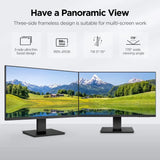 24'' FHD (1920 X 1080P) 75Hz Office Monitor,With HDMI VGA Port, Black, New 24N1A