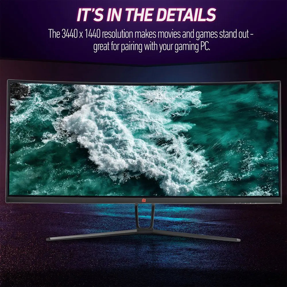 35" Curved Gaming Ultrawide Monitor, 3440X1440, 120 Hz, 1Ms MPRT, Color Accurate