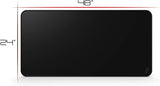 World'S Largest Gaming Mouse Pad Extended Large XXXL Black 48X24 with Stitched Edges 3XL - Laptop, Computer & PC Desk Mat - Nonslip (3XL)