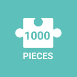 1000 Piece United States Jigsaw Puzzle for Adults and Families, USA Family Puzzle with Vibrant Illustrations of the Attributes of the 50 States, One Size (9780735353244)