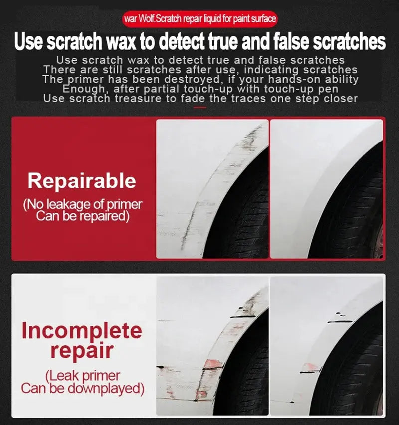 100Ml Ultimate Paint Restorer & Scratch Remover Car Paint Scratches Repair Tool Polishing Wax anti Scratch Car Accessories