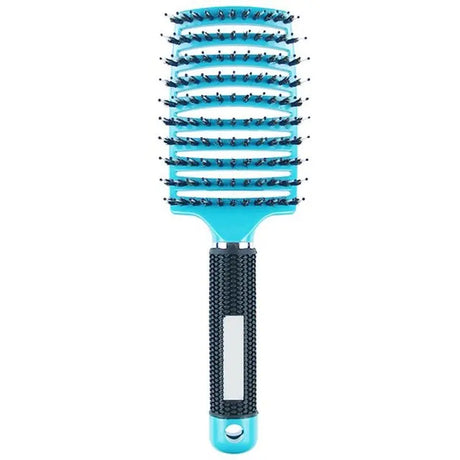 Women Hair Scalp Massage Comb Bristle Nylon Hairbrush Wet Curly Detangle Hair Brush for Salon Barber Hairdressing Styling Tools