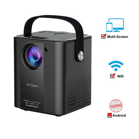 Android 9.0 Projector Full HD 1080P LED WIFI Video Projector Smart TV Box Home Theater Projector Cinema Mirror Movie Beamer