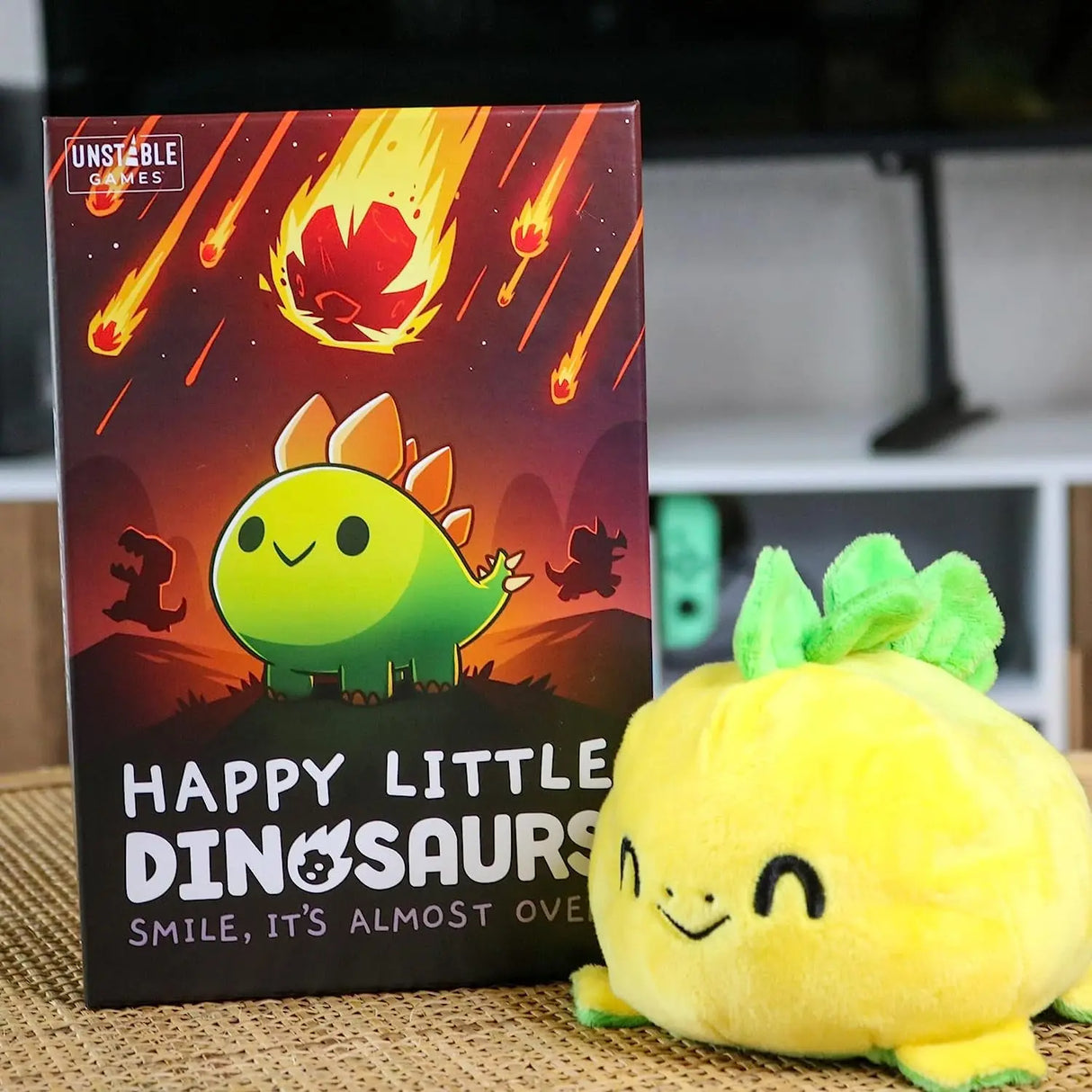 - Happy Little Dinosaurs Card Game - Dodge Disasters & Survive the Apocalypse! - 2-4 Players Ages 8+