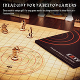 Upgraded Spell AOE Damage Template Extra Large to 30' Cube & 30' Cone, Acrylic D&D Area Effect Marker with Gift Box - Perfect Tabletop RPG Gaming Accessories, Tools for Dungeons and Dragons, Ttrpgs