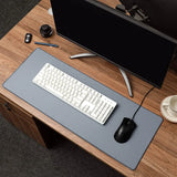 Waterproof Large Gaming Mouse Pad with Durable Stitched Edges，Non-Slip Rubber Base, Mouse Mat Desk Pad for Home Office Gaming, 35.4”X15.7”X0.12”, Gray