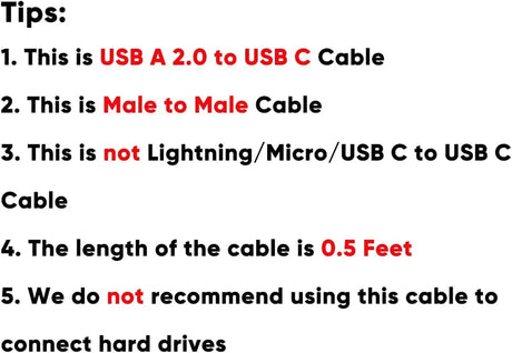 6 Inch USB C Cable , Short USB to USB C 3A Fast Charging Cable, Braided USB C Male to USB Male Cable for Power Bank, Galaxy S23, Ipad Pro Ipad Mini S22 S21 Z Flip, Etc, Gray