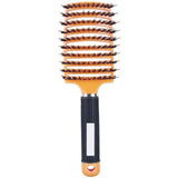 Women Hair Scalp Massage Comb Bristle Nylon Hairbrush Wet Curly Detangle Hair Brush for Salon Barber Hairdressing Styling Tools