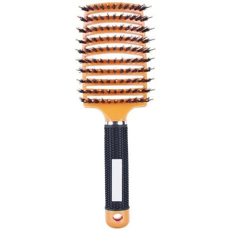 Women Hair Scalp Massage Comb Bristle Nylon Hairbrush Wet Curly Detangle Hair Brush for Salon Barber Hairdressing Styling Tools